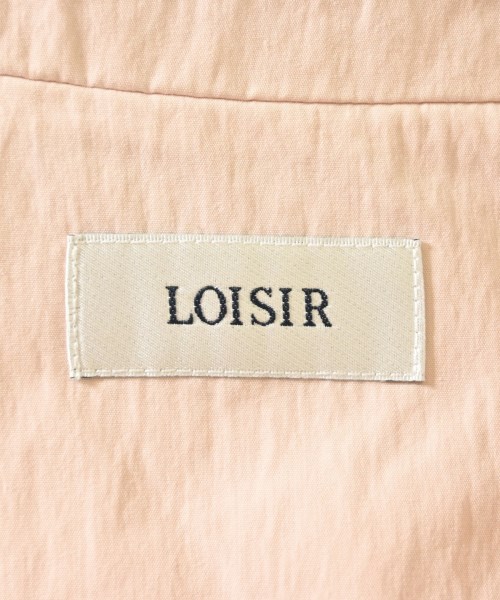 LOISIR（ロワジール）ステンカラーコート ピンク サイズ:M レディース/2200705643054