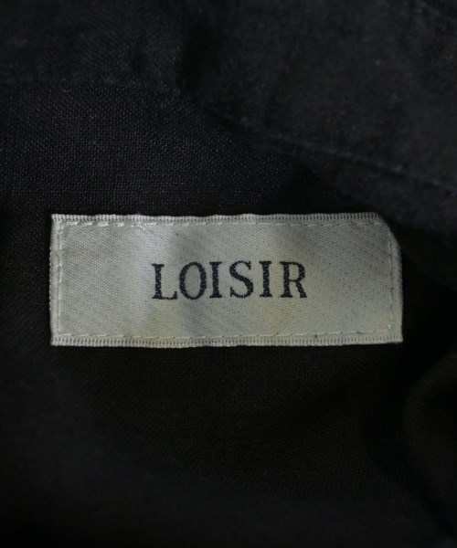 LOISIR（ロワジール）カジュアルシャツ 黒 サイズ:F レディース/2200731651054