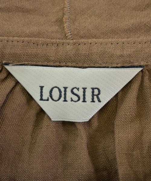 LOISIR（ロワジール）ブラウス 茶 サイズ:F レディース/2200681672116