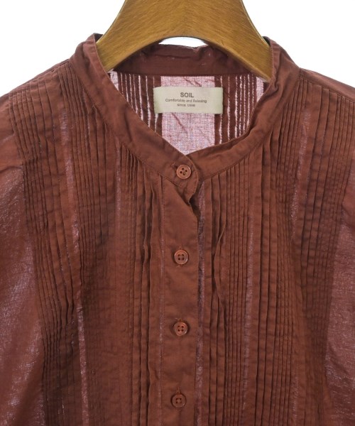 SOIL（ソイル）カジュアルシャツ 赤 サイズ:2(M位) レディース/2200629562189