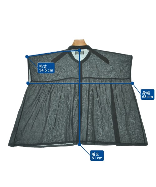 SOIL（ソイル）ブラウス 黒 サイズ:1(S位) レディース/2200669553260