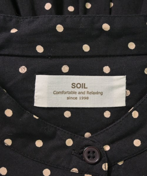 SOIL（ソイル）シャツワンピース 黒 サイズ:2(M位) レディース/2200697846112