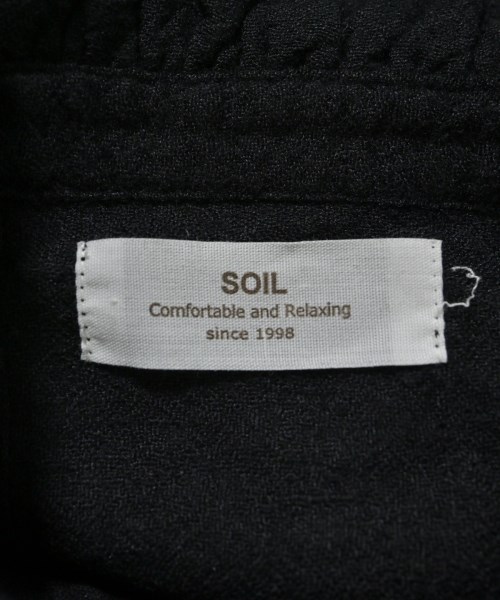 SOIL（ソイル）シャツワンピース 黒 サイズ:2(M位) レディース/2200655394013