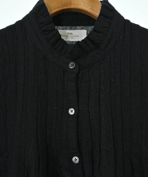 SOIL（ソイル）シャツワンピース 黒 サイズ:2(M位) レディース/2200655394013