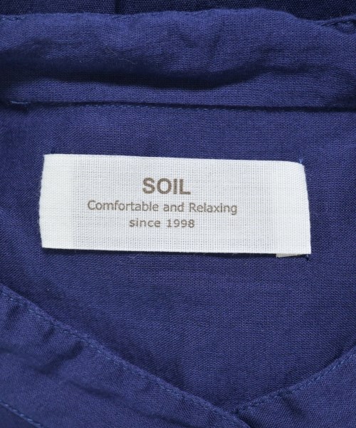 SOIL（ソイル）シャツワンピース 紺 サイズ:2(M位) レディース/2200718070014