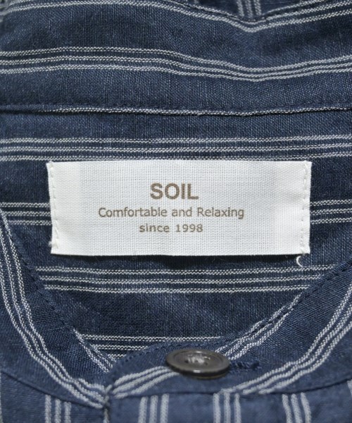SOIL（ソイル）カジュアルシャツ 紺 サイズ:1(S位) レディース/2200718070038