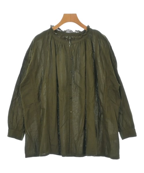 SOIL(ソイル)ブラウス カーキ サイズ:2(M位)/2200647228074