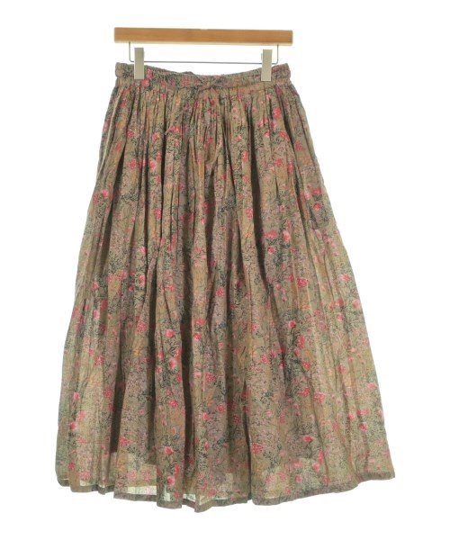 SOIL(ソイル)ロング・マキシ丈スカート 茶 サイズ:2(M位)/2200641383052