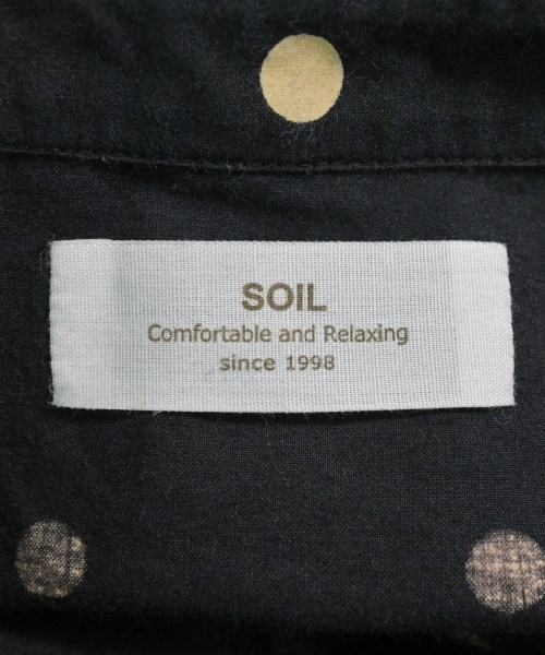 SOIL（ソイル）シャツワンピース 黒 サイズ:2(M位) レディース/2200686762065