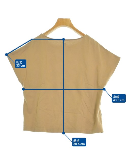 malla（マーラ）Tシャツ・カットソー 茶 サイズ:38(M位) レディース/2200637153058