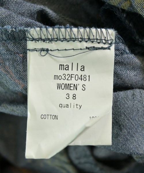 malla（マーラ）ワンピース 紺 サイズ:38(M位) レディース/2200705479257