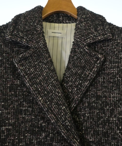 DIRECTOIRE（ディレクトワール）ピーコート 黒 サイズ:38(M位) レディース/2200728647015