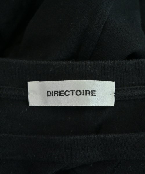 DIRECTOIRE（ディレクトワール）Tシャツ・カットソー 黒 サイズ:38(M位) レディース/2200716842606