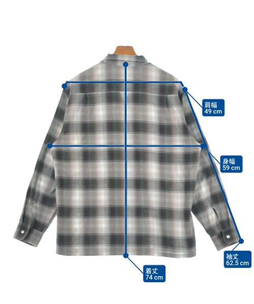 TOWNCRAFT（タウンクラフト）カジュアルシャツ グレー サイズ:L メンズ/2200621396010