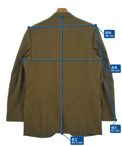 TOWNCRAFT（タウンクラフト）テーラードジャケット 茶 サイズ:-(L位) メンズ/2200634431036