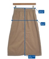 TOWNCRAFT（タウンクラフト）ひざ丈スカート 茶 サイズ:-(M位) レディース/2200614384017