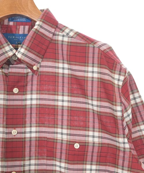 TOWNCRAFT（タウンクラフト）カジュアルシャツ 赤 サイズ:L メンズ/2200617751045