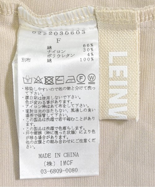 LEINWANDE（ラインヴァンド）Tシャツ・カットソー ベージュ サイズ:F レディース/2200638314373