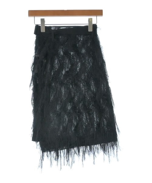 LEINWANDE（ラインヴァンド）ひざ丈スカート 黒 サイズ:F レディース/2200638314649
