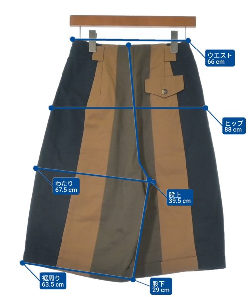 LEINWANDE（ラインヴァンド）ショートパンツ カーキ サイズ:S レディース/2200638314670