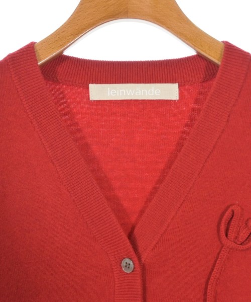 LEINWANDE（ラインヴァンド）カーディガン 赤 サイズ:F レディース/2200620132022