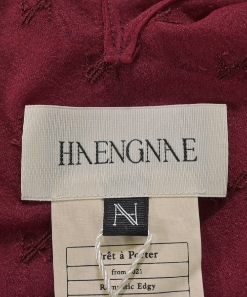 HAENGNAE（ヘンネ）ブラウス 赤 サイズ:2(M位) レディース/2200615378329