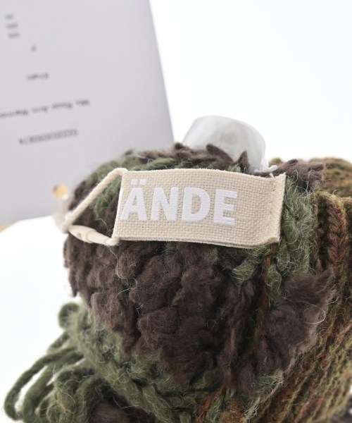 LEINWANDE（ラインヴァンド）手袋 茶 サイズ:- レディース/2200615378558