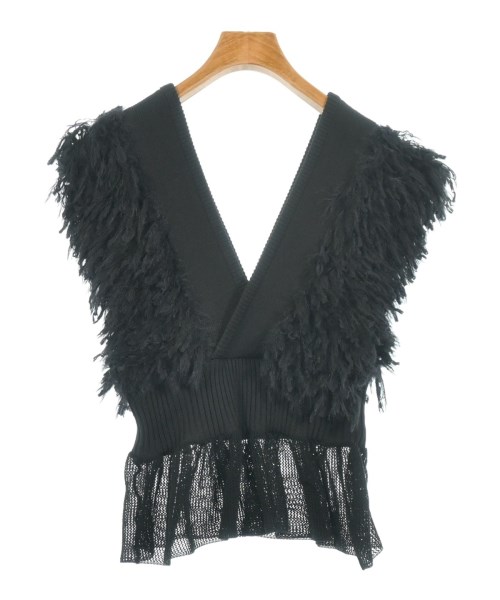 LEINWANDE（ラインヴァンド）ベスト 黒 サイズ:F レディース/2200617115014