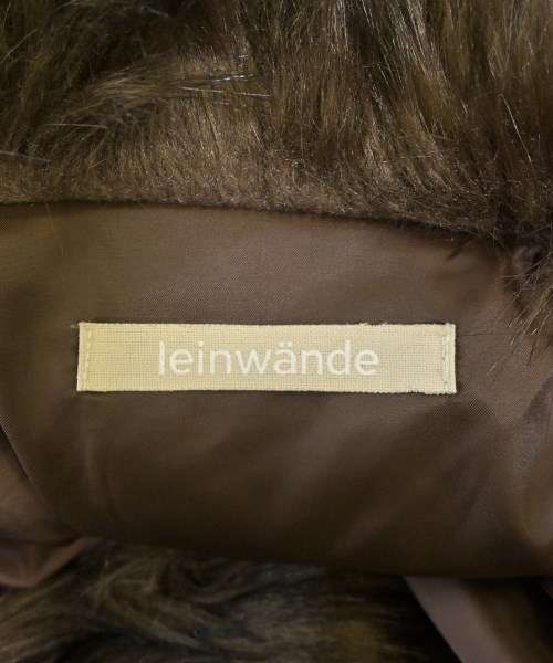 LEINWANDE（ラインヴァンド）ブルゾン 茶 サイズ:F レディース/2200728721012