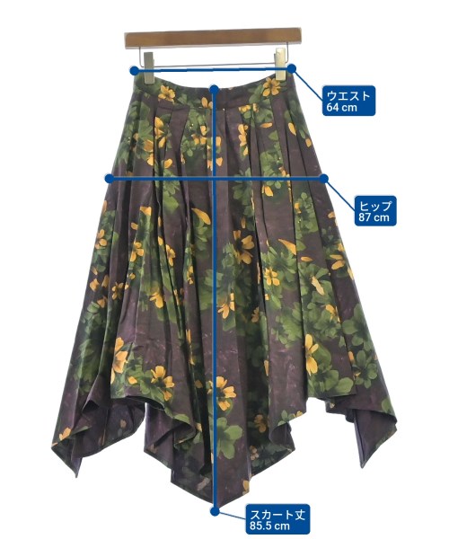 Merlette（マーレット）ロング・マキシ丈スカート 紫 サイズ:4(XL位) レディース/2200644767712