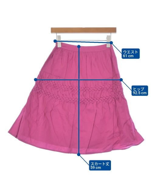 Merlette（マーレット）ひざ丈スカート ピンク サイズ:0(XS位) レディース/2200631148357
