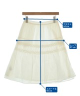 Merlette（マーレット）ひざ丈スカート 白 サイズ:2(M位) レディース/2200631149378