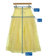 Merlette（マーレット）ロング・マキシ丈スカート 黄 サイズ:-(M位) レディース/2200631173557