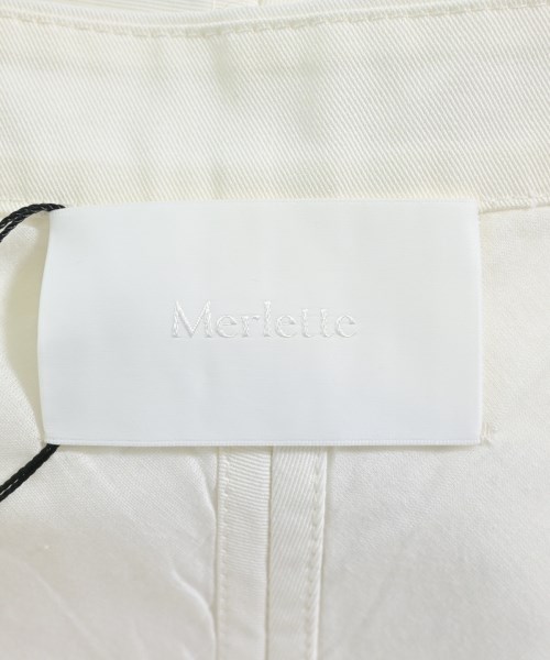 Merlette（マーレット）ロング・マキシ丈スカート 白 サイズ:SF レディース/2200631178651