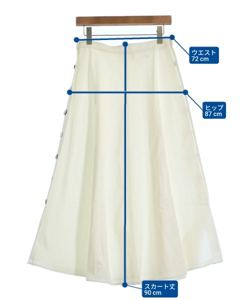 Merlette（マーレット）ロング・マキシ丈スカート 白 サイズ:SF レディース/2200631178651