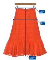 Merlette（マーレット）ロング・マキシ丈スカート オレンジ サイズ:SF レディース/2200631186779