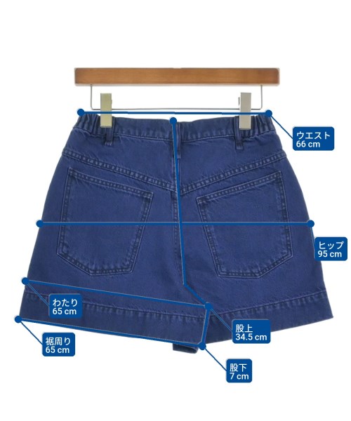 Merlette（マーレット）ショートパンツ 青 サイズ:27(M位) レディース/2200631195191