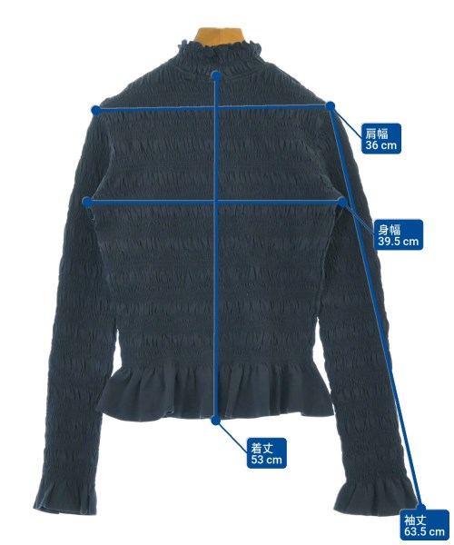 Merlette（マーレット）ブラウス 紺 サイズ:S レディース/2200609524282