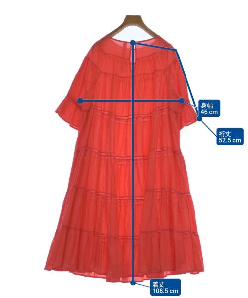 Merlette（マーレット）ワンピース 赤 サイズ:XS レディース/2200673659064