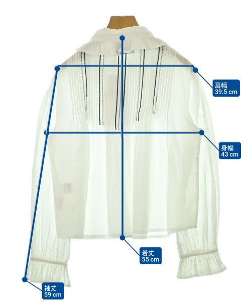 Merlette（マーレット）ブラウス 白 サイズ:XS レディース/2200667560048