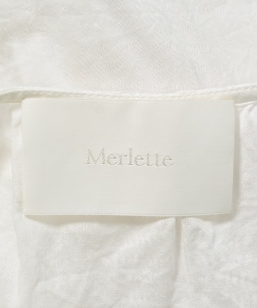 Merlette（マーレット）シャツワンピース 白 サイズ:XS レディース/2200718127022