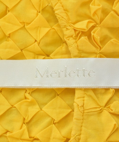 Merlette（マーレット）カジュアルシャツ 黄 サイズ:XS レディース/2200688803100