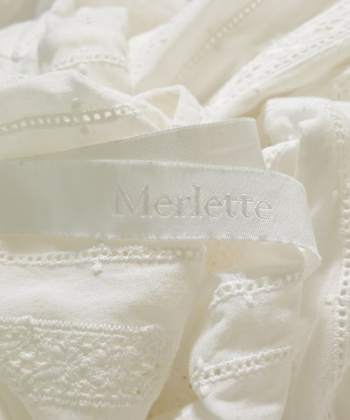 Merlette（マーレット）シャツワンピース 白 サイズ:F レディース/2200688846015
