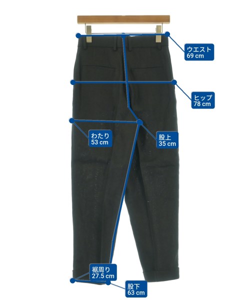 ebure（エブール）スラックス 黒 サイズ:36(S位) レディース/2200635556066