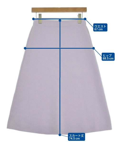 ebure（エブール）ロング・マキシ丈スカート 紫 サイズ:36(S位) レディース/2200634297045