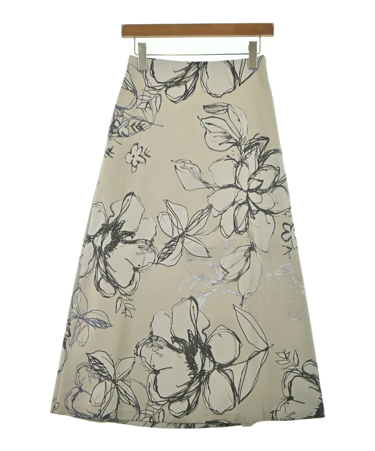 ebure（エブール）ロング・マキシ丈スカート ベージュ サイズ:36(S位  