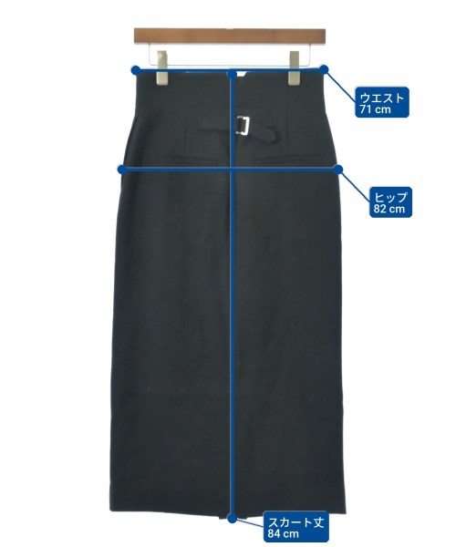 ebure（エブール）ロング・マキシ丈スカート 黒 サイズ:36(S位) レディース/2200639153124