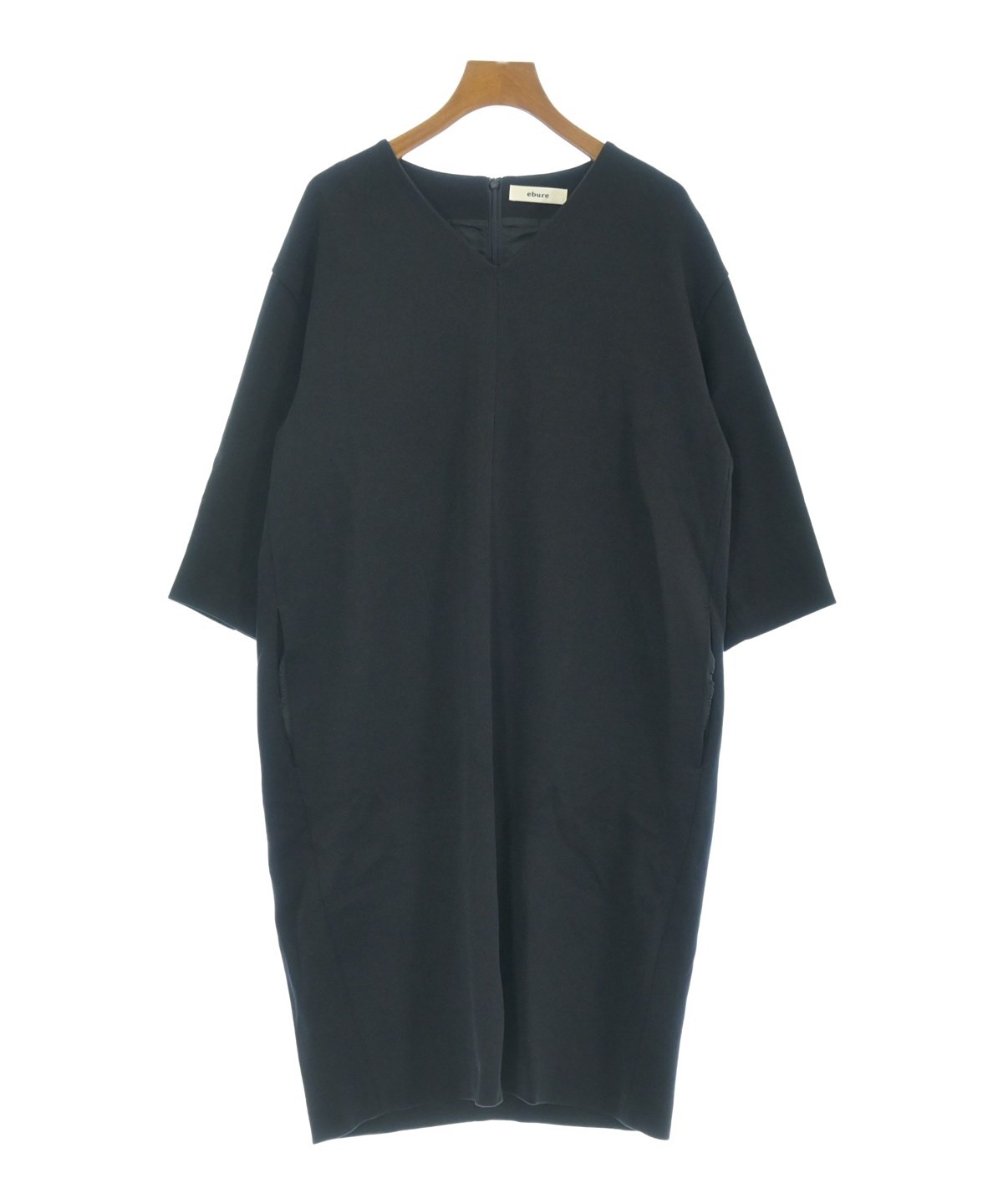 ebure（エブール）ワンピース 紺 サイズ:36(S位) レディース
