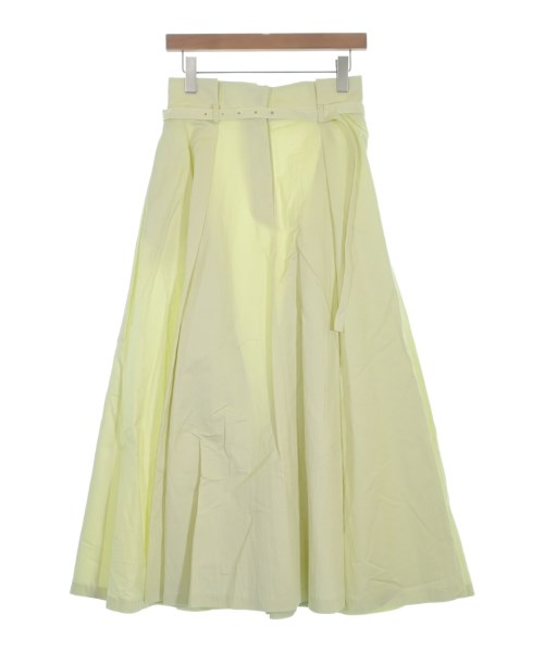 ebure(エブール)ロング・マキシ丈スカート 黄 サイズ:38(M位)/2200640656065