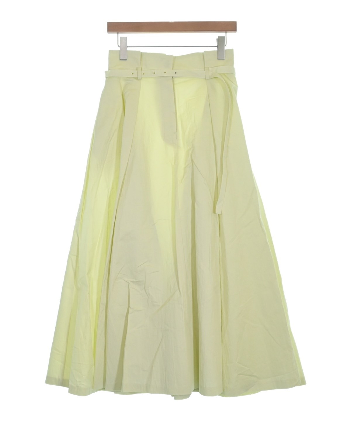 ebure（エブール）ロング・マキシ丈スカート 黄 サイズ:38(M位  